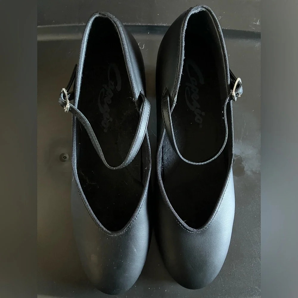 Capezio Black Character Shoes - Picture 2 of 5